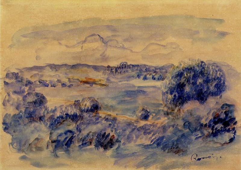 Guernsey Landscape, Pierre-Auguste Renoir