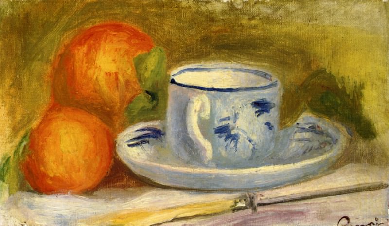 Cup and Oranges, Pierre-Auguste Renoir