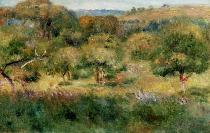 The Edge of the Forest in Brittany, Pierre-Auguste Renoir