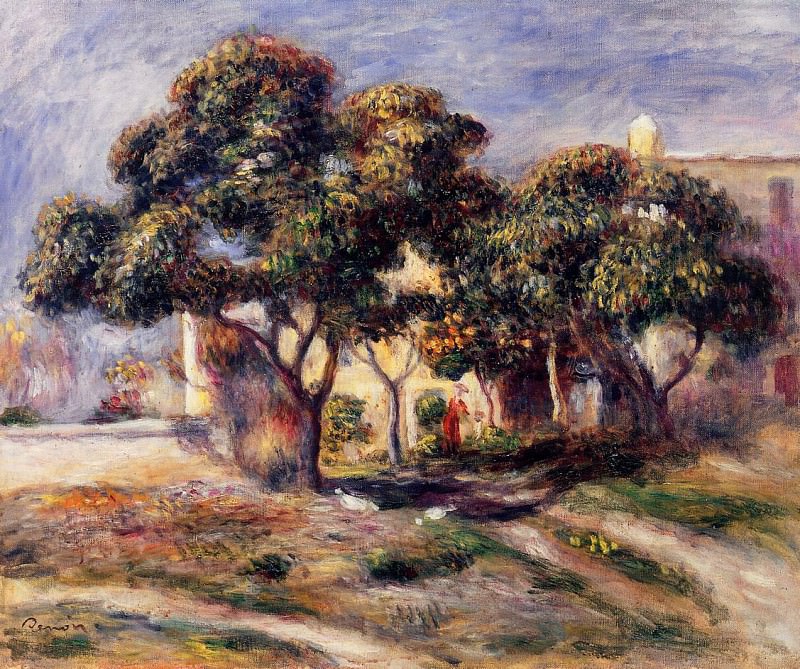 Medlar Trees, Cagnes, Pierre-Auguste Renoir