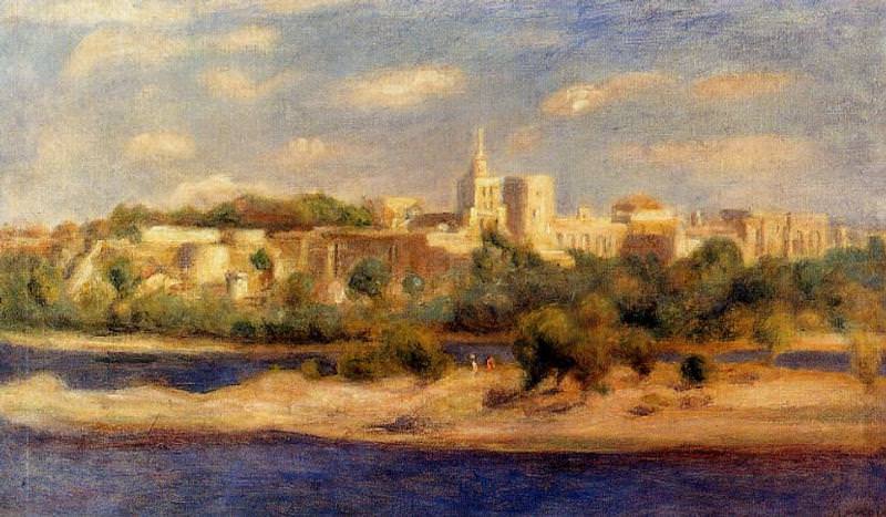Bathers on the Banks of the Thone in Avignon, Pierre-Auguste Renoir