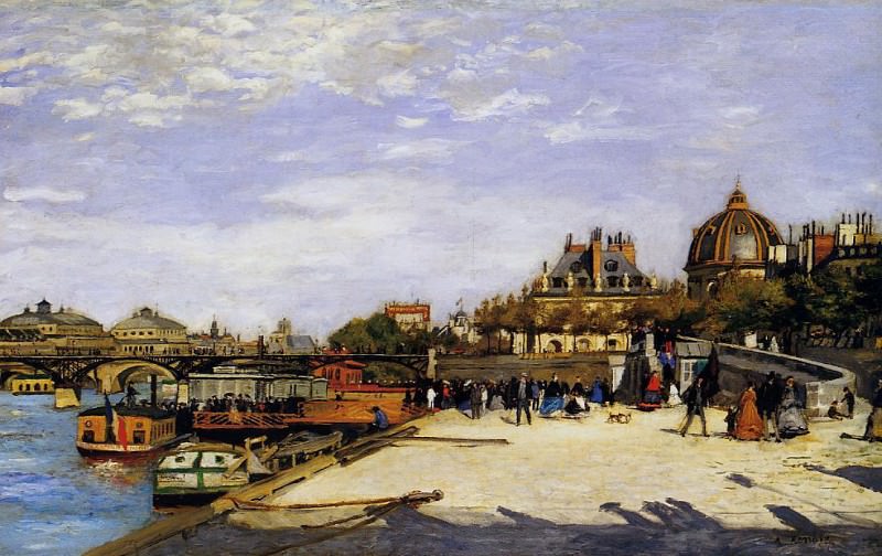 The Pont des Arts and the Institut de France, Pierre-Auguste Renoir