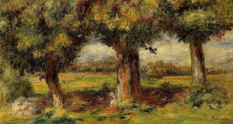 Landscape near Pont-Aven, Pierre-Auguste Renoir