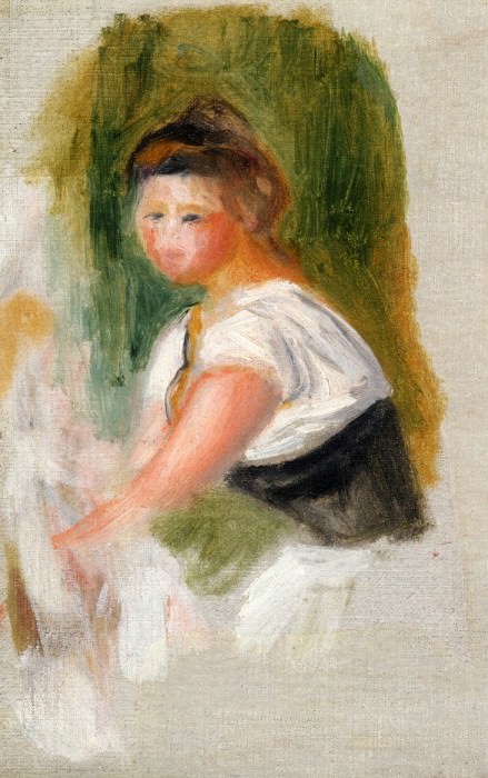 Young Woman , Pierre-Auguste Renoir