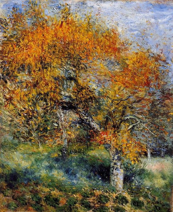 The Pear Tree – 1880, Pierre-Auguste Renoir