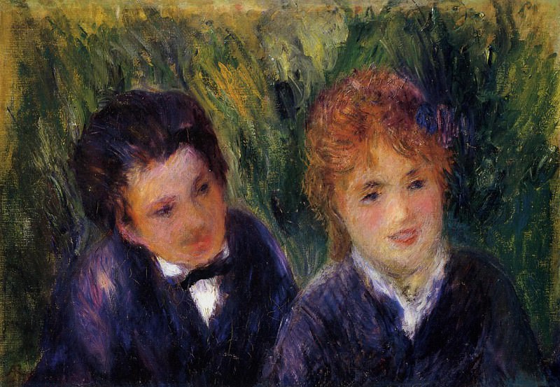 Молодой мужчина и молодая женщина, Пьер Огюст Ренуар