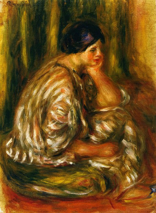 Woman in an Oriental Costume, Pierre-Auguste Renoir
