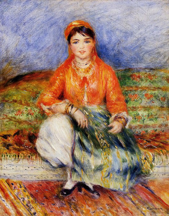 Algerian Girl, Pierre-Auguste Renoir