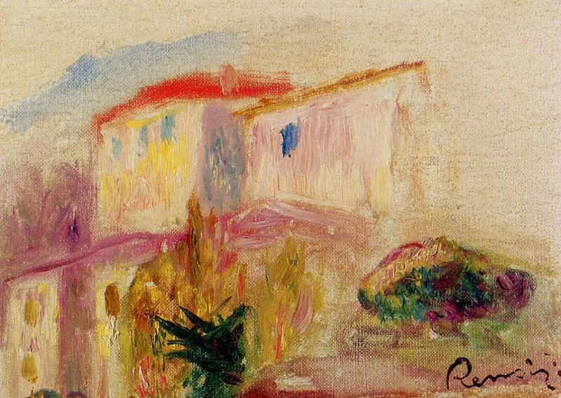 Le Poste at Cagnes , Pierre-Auguste Renoir