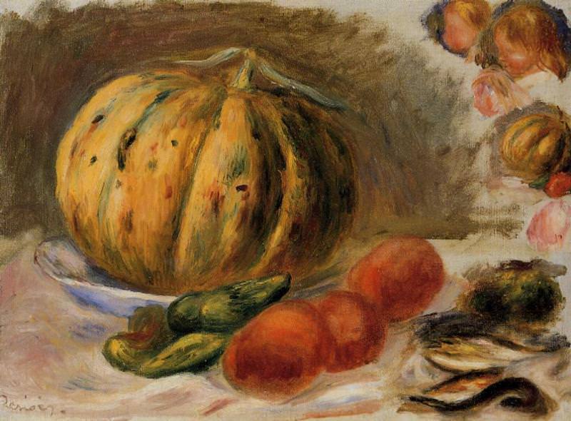 Melon and Tomatos, Pierre-Auguste Renoir