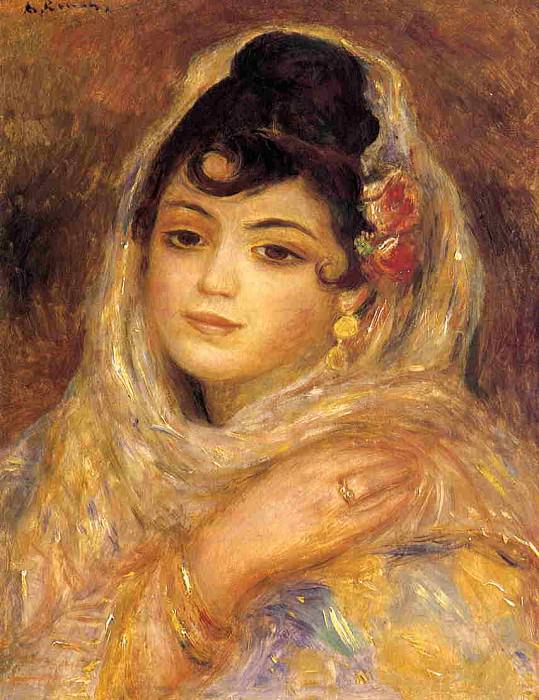 Algerian Woman, Pierre-Auguste Renoir
