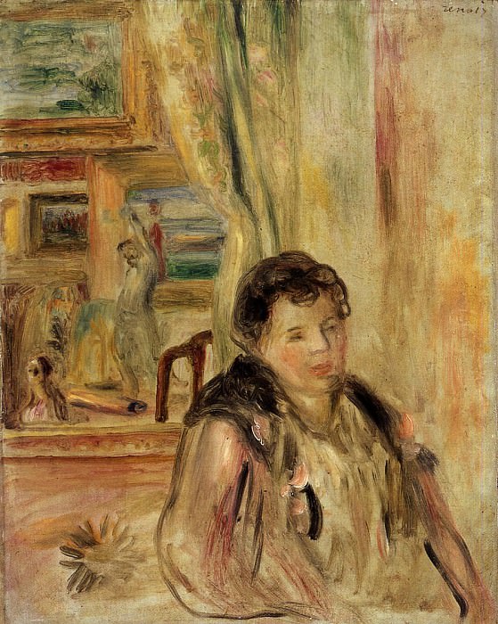 Woman in an Interior, Pierre-Auguste Renoir