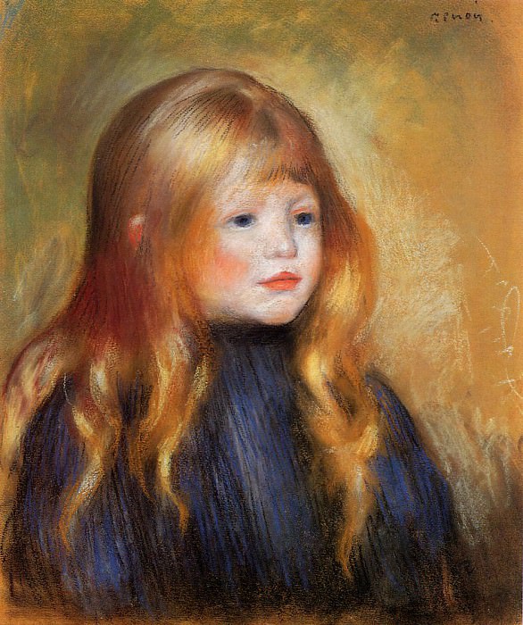Head of a Child , Pierre-Auguste Renoir