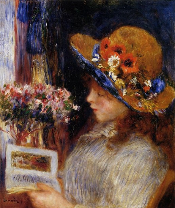 Young Girl Reading, Pierre-Auguste Renoir