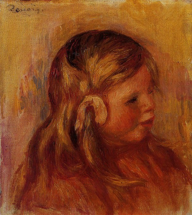 Portrait of Claude, Pierre-Auguste Renoir