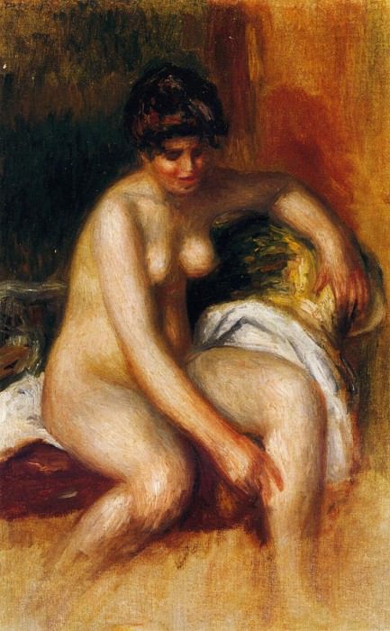 Woman in an Interior, Pierre-Auguste Renoir