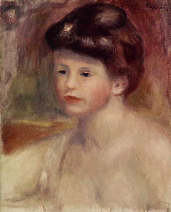 Bust of a Young Woman, Pierre-Auguste Renoir