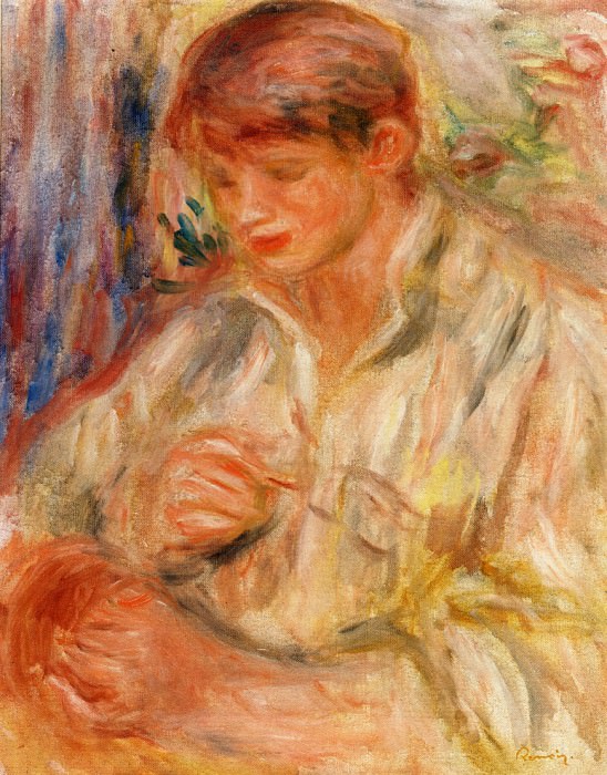Claude Renoir Potting, Pierre-Auguste Renoir