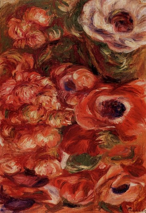 Anemonies, Pierre-Auguste Renoir