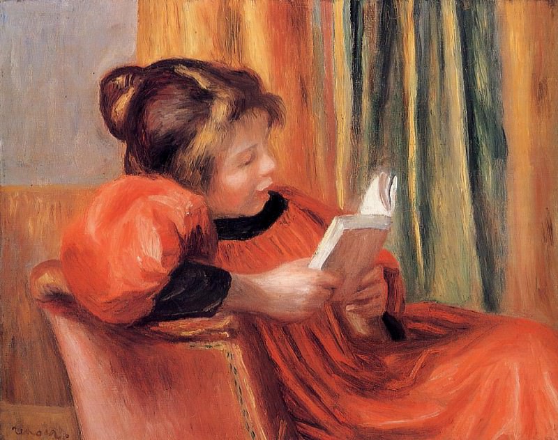Girl Reading, Pierre-Auguste Renoir