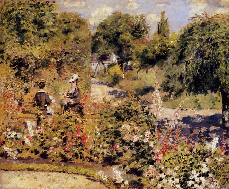 The Garden at Fontenay, Pierre-Auguste Renoir