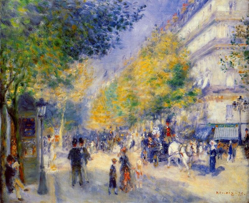 The Great Boulevards, Pierre-Auguste Renoir