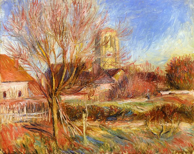 The Church at Essoyes, Pierre-Auguste Renoir