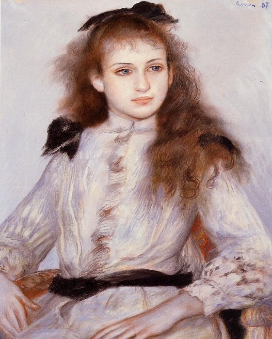 Portrait of Madeleine Adam, Pierre-Auguste Renoir