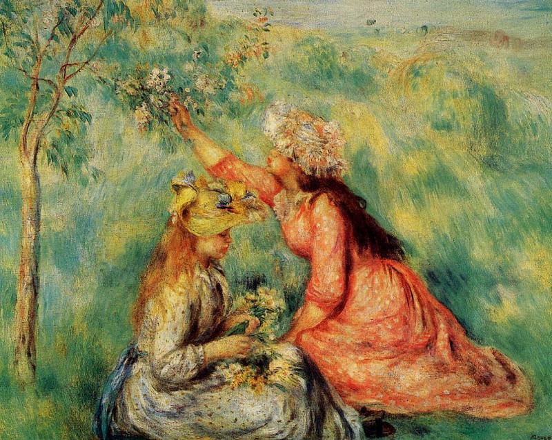 In the Fields, Pierre-Auguste Renoir