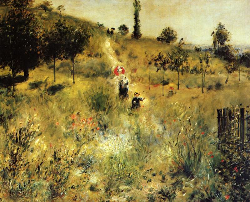 Path Winding through the High Grass, Pierre-Auguste Renoir