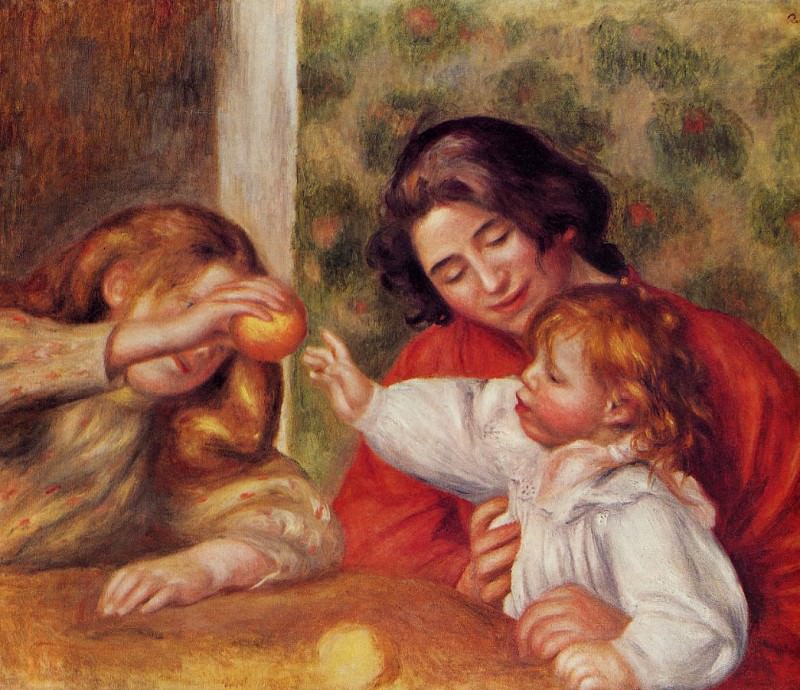 Gabrielle, Jean and a Little Girl, Pierre-Auguste Renoir