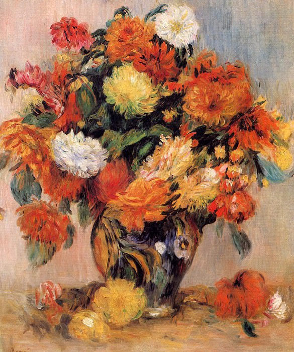 Vase of Flowers, Pierre-Auguste Renoir
