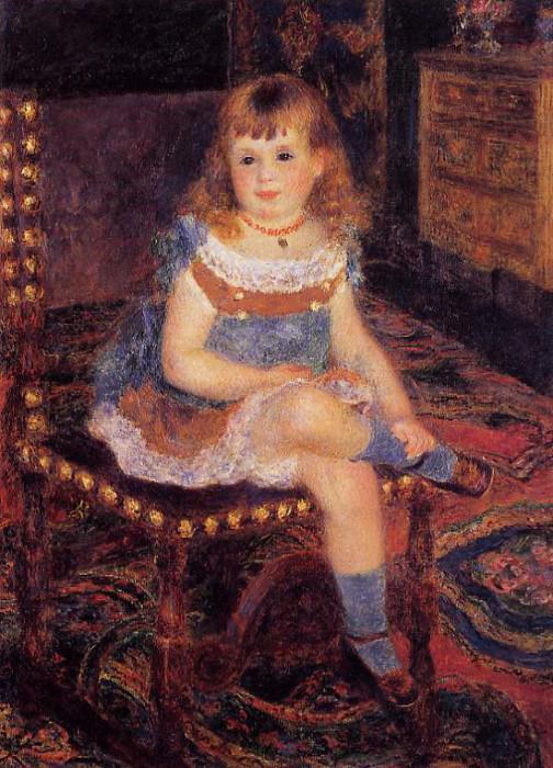 Georgette Charpentier Seated, Pierre-Auguste Renoir