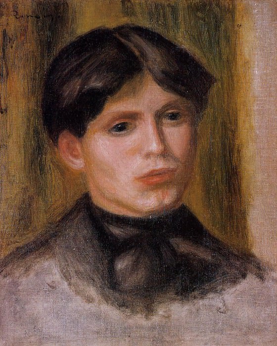 Womans Head, Pierre-Auguste Renoir
