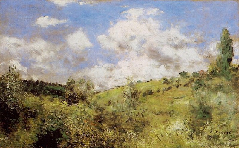 Strong Wind , Pierre-Auguste Renoir