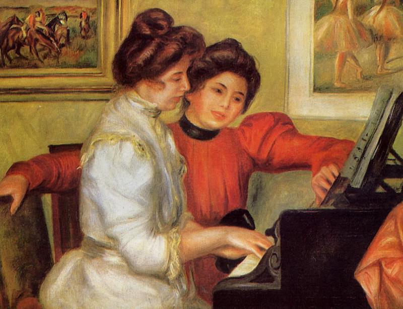 Yvonne and Christine Lerolle at the Piano, Pierre-Auguste Renoir
