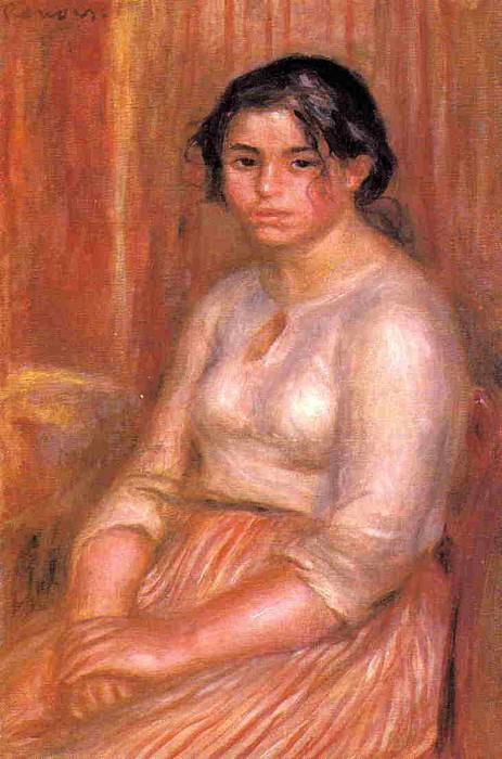 Gabrielle Seated, Pierre-Auguste Renoir