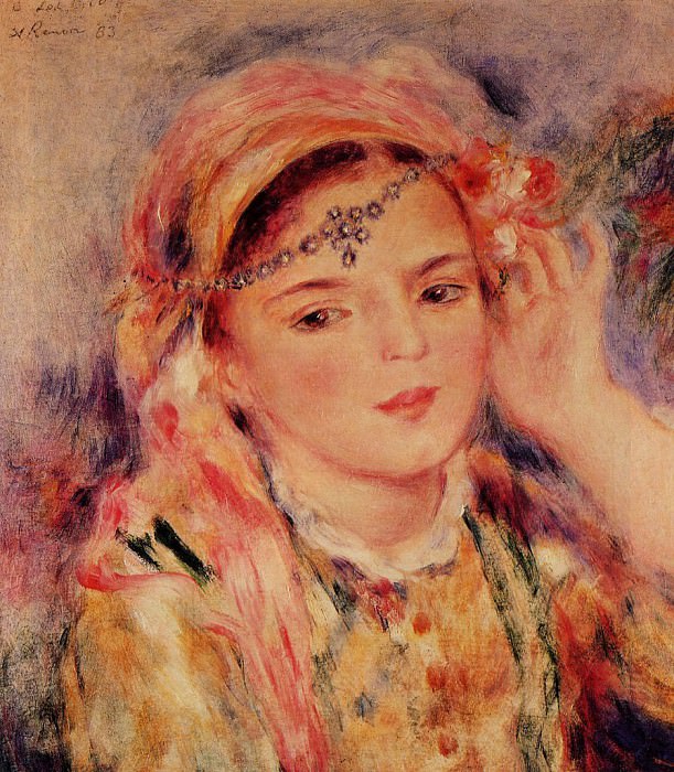 Algerian Woman, Pierre-Auguste Renoir
