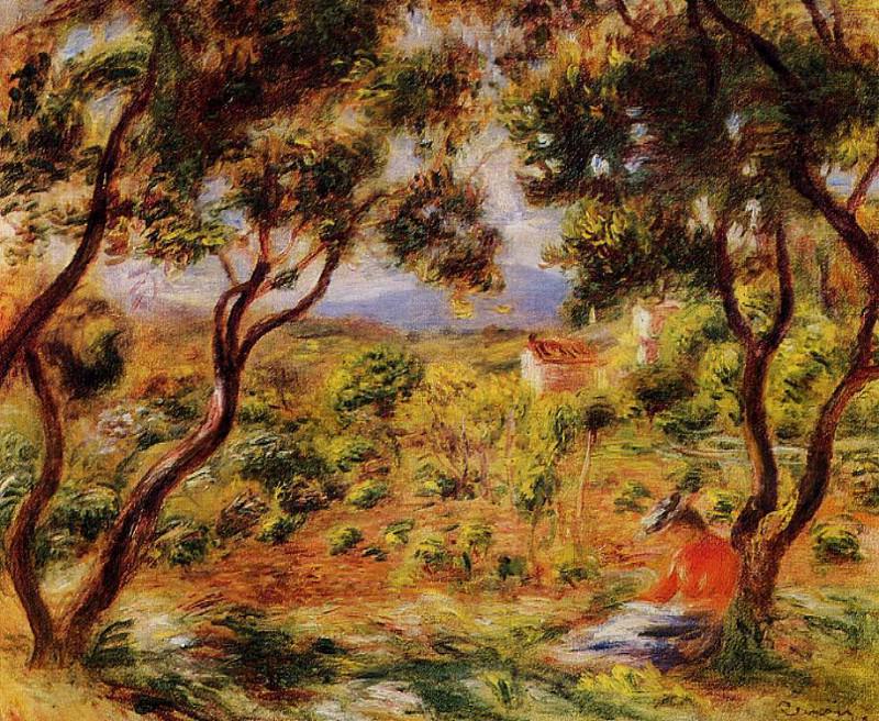 The Vineyards of Cagnes, Pierre-Auguste Renoir