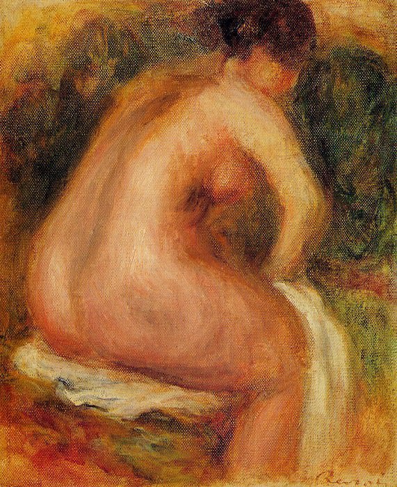 Seated Female Nude, Pierre-Auguste Renoir