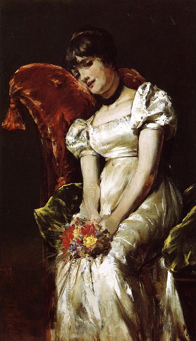 A Girl, Pierre-Auguste Renoir