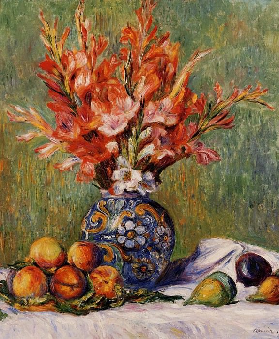 Flowers and Fruit, Pierre-Auguste Renoir