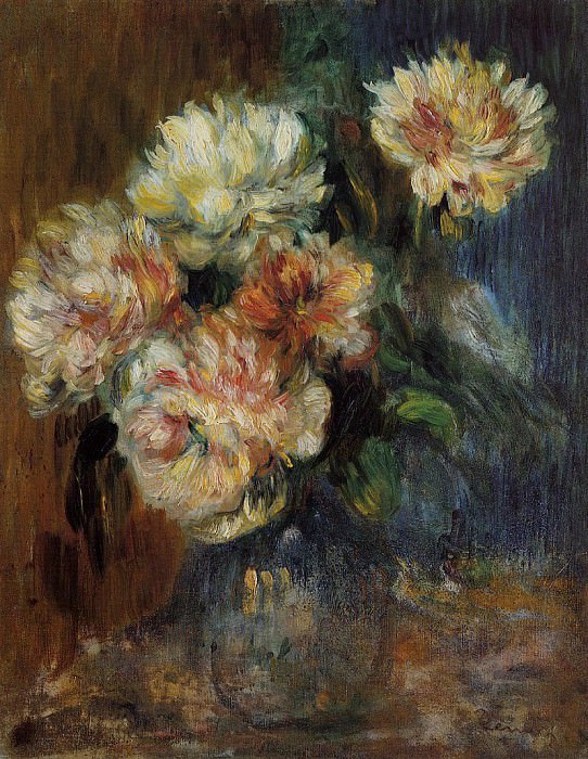 Vase of Peonies, Pierre-Auguste Renoir