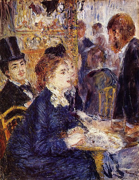 The Cafe – 1874, Pierre-Auguste Renoir