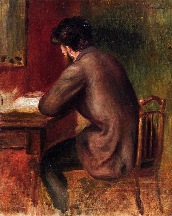 Posthumous Portrait of Frederic Bazille, Pierre-Auguste Renoir