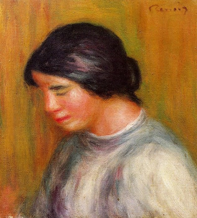 Портрет юной девушки, Пьер Огюст Ренуар