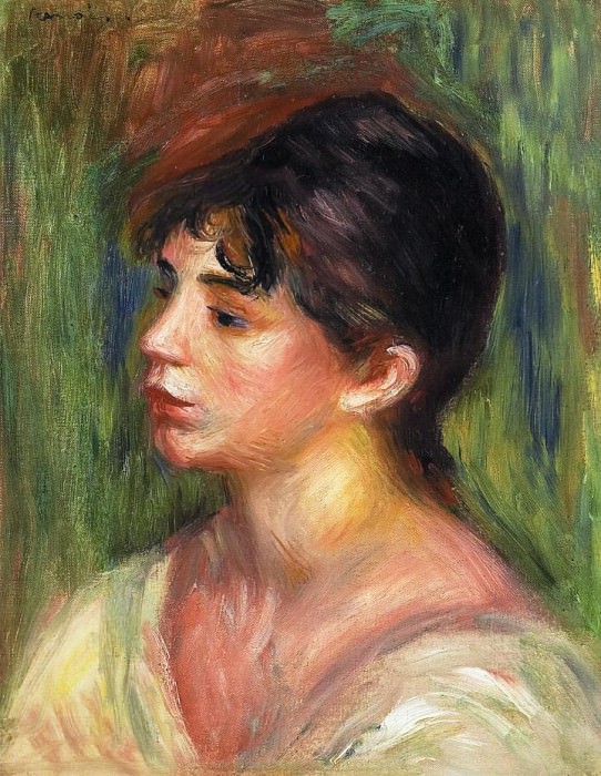 Портрет молодой женщины, Пьер Огюст Ренуар