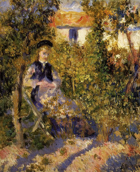 Nini in the Garden, Pierre-Auguste Renoir