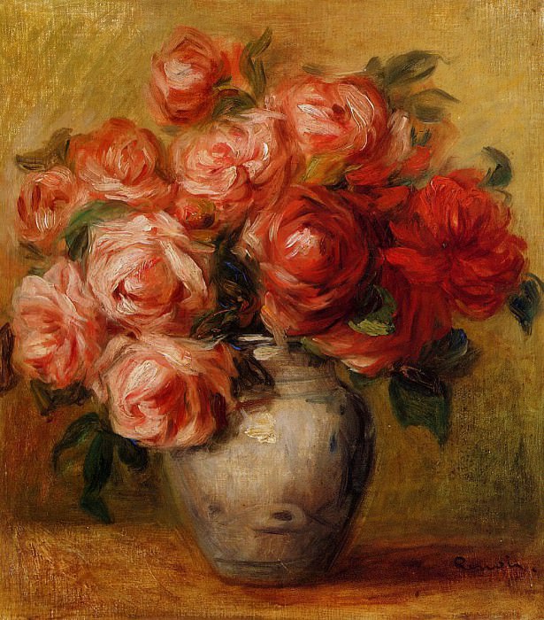 Still Life with Roses, Pierre-Auguste Renoir