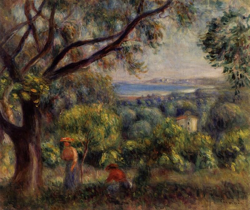 Cagnes Landscape , Pierre-Auguste Renoir